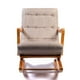 thumbnail image 3 of Silla Mecedora Con Apoya Brazo Lino Beige, 3 of 3
