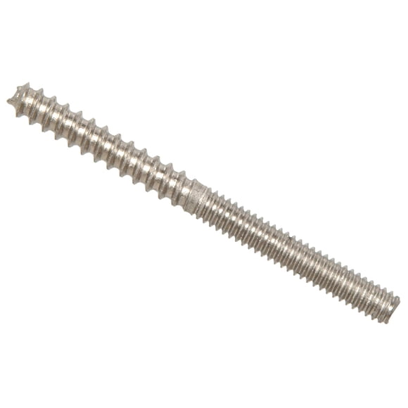 Bolts Hillman de acero inoxidable de 5/16-18 x 6,35 cm, paquete de 10