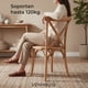 thumbnail image 3 of Pack 2 Sillas Comedor Madera Natural Rattan Apilables Crossback Venhoouse, 3 of 8