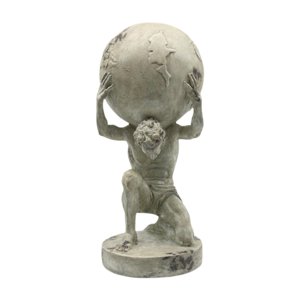 Magideal - Estatua De Dios Titán Griego, Decoración, Estatua De Titán, Mesa, Estatua De Sísifo Hecha A Mano, Estatua De Titán Presente Para Sala De Estar