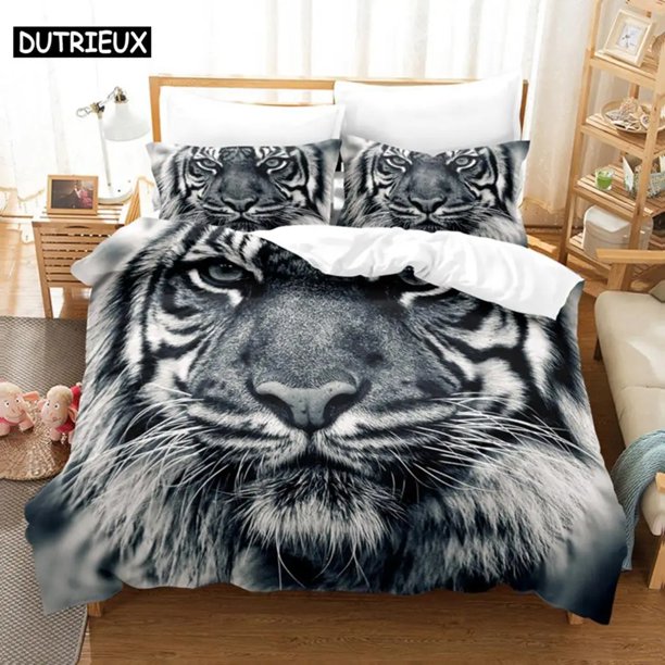 Tiger Bedding Set Duvet Cover Set Bedding Digital Printing Bed Linen Bedding Set Fashion Design