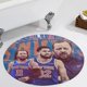 thumbnail image 5 of NEW YORK KNICKS Alfombra Redonda de Felpa Coral, Antideslizante, No Desprende Pelusas, Lavable y Duradera para Salón, Dormitorio y Habitación de Niños 60cm, 5 of 6