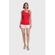 thumbnail image 4 of Polera Mujer Escote Asimétrico Rojo, 4 of 5