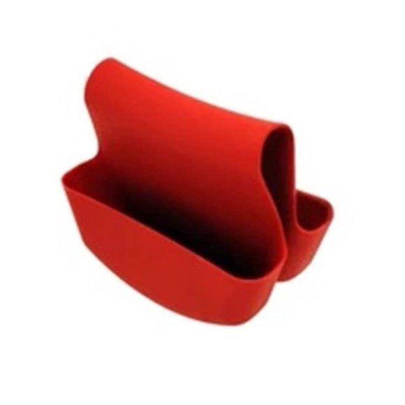 Organizador Flexible para Fregadero Handy Housewares Rojo Paquete de 3