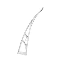 Magideal - Soporte De Toldo Fácil De Instalar Piezas De Repuesto Profesionales Soporte De Soporte De Cubierta De Lluvia Solar Con Tornillos Para Puerta Delantera