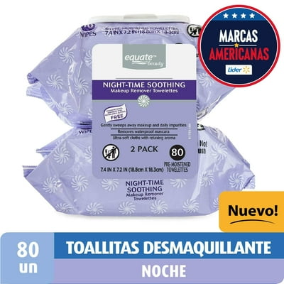 Toallitas Desmaquiilante Noche 80 Un Equate