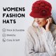 thumbnail image 4 of Gorro de invierno con ala de punto cálido, 4 of 5