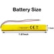 thumbnail image 4 of Batería Lombaour 9,6 V 900 mAh NiCd 19,9 cm, 4 of 6
