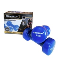 Covertec - Mancuerna De Vinilo 4 Kilos Par (2 Kilos Cada Una)