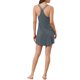 thumbnail image 3 of INSPIRE CHIC Camisón sin mangas con cuello en V para mujer, tirantes finos, mini camisón con tela elástica para primavera verano M Gris, 3 of 5