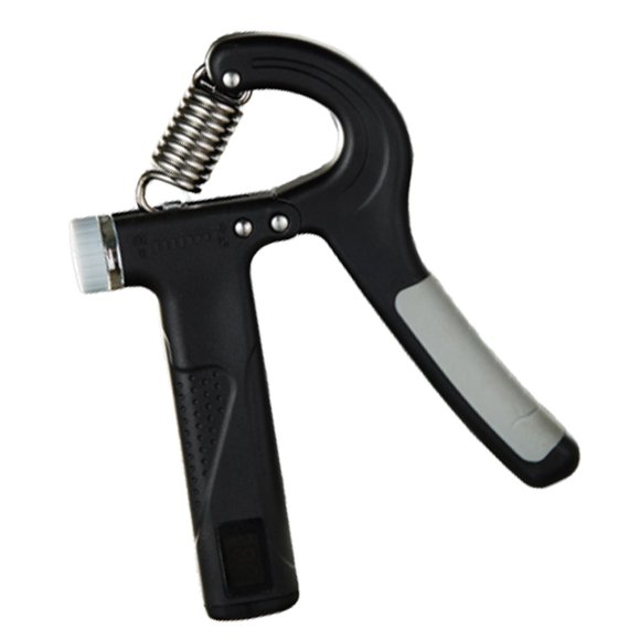 Fortalecedor De Agarre Manual Con Contador Fitness Guitarra Músico Dedo Ejercitador Negro