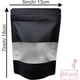 thumbnail image 2 of Paquete de 50 bolsas de Mylar con olor a olor, 5 x 7 pulgadas, resellables, para almacenar alimentos, para embalaje con ventana transparente, bolsas de aluminio con base para dulces y refrigerios (ven, 2 of 6
