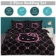 thumbnail image 5 of Hello Kitty Duvet Cover Set 3-Piece Bedding Set Soft Warm And Comfortable Soft Bed Set for Bedroom All Season Bed Sheets, 5 of 5