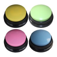 Magideal - 4X Botón De Grabación De Voz Parlante Grabable Para Cachorro Gatito