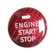 thumbnail image 3 of Decoración del botón de arranque del motor, decoración del coche, accesorios para el automóvil, pegatina de arranque, cubierta del botón de encendido Rojo, 3 of 5