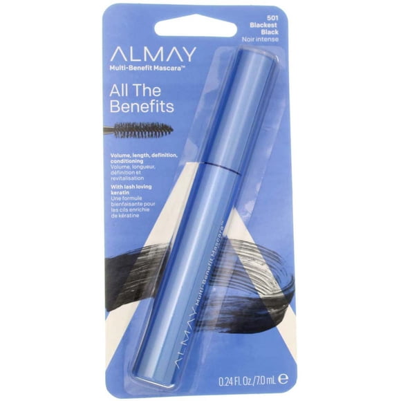 Máscara Almay Volume Length Definition 501 Blackest Black