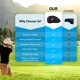 thumbnail image 3 of Cubiertas para Palos de Golf Ecsoiam Pack de 10 Negro con Bordado, 3 of 8