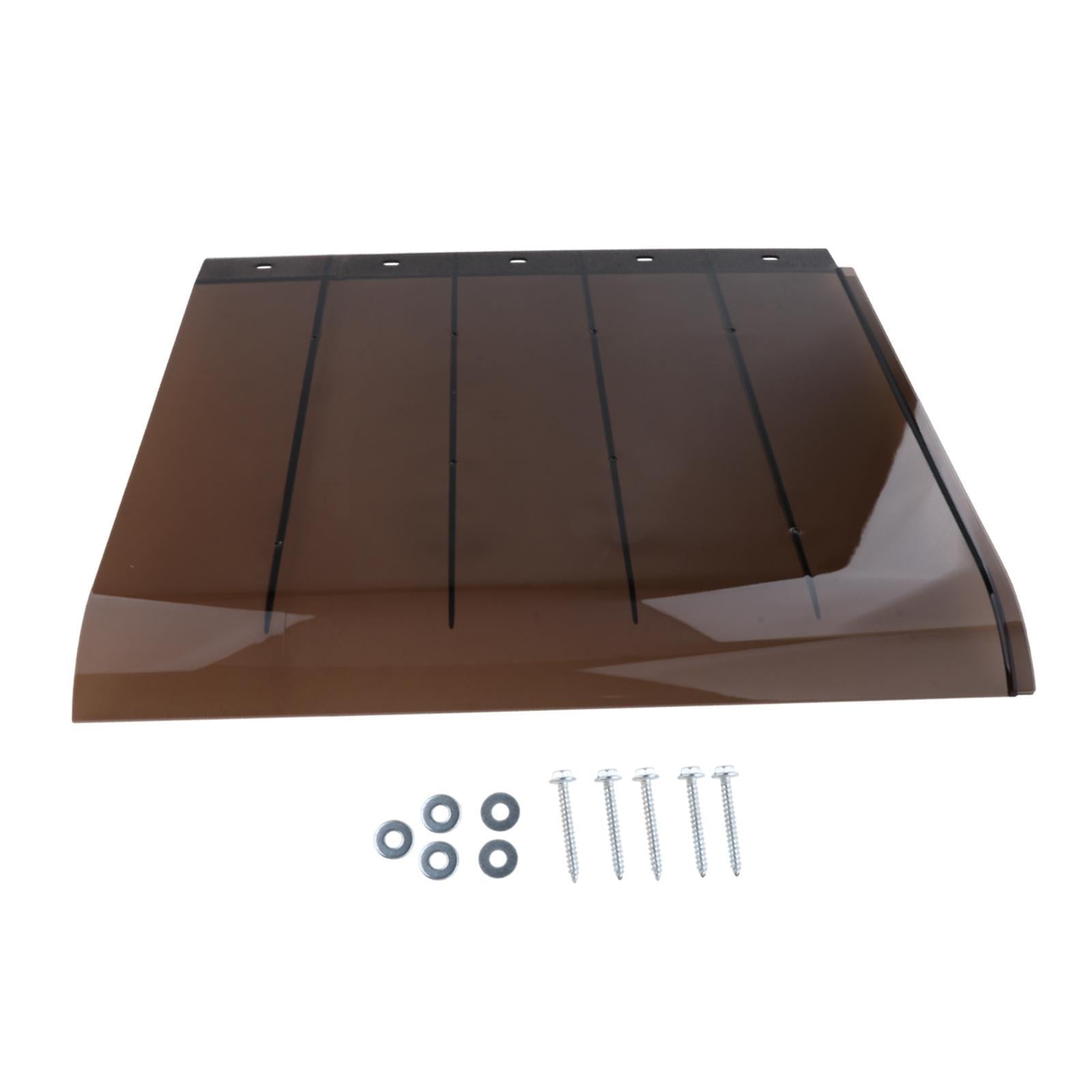 Ioensy - Toldo Para Ventana, Marquesina Para Puerta De Entrada, Color Marrón, Para Terraza, Garaje, Exterior, 40cm X 35cm