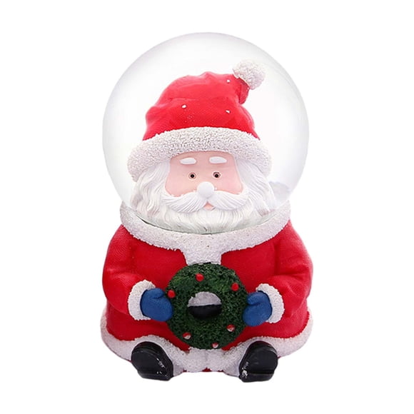 Bola De Copo De Nieve De Papá Noel, Decoración Navideña Interior Para Regalos De Decoración, Estilo B Para Niñas