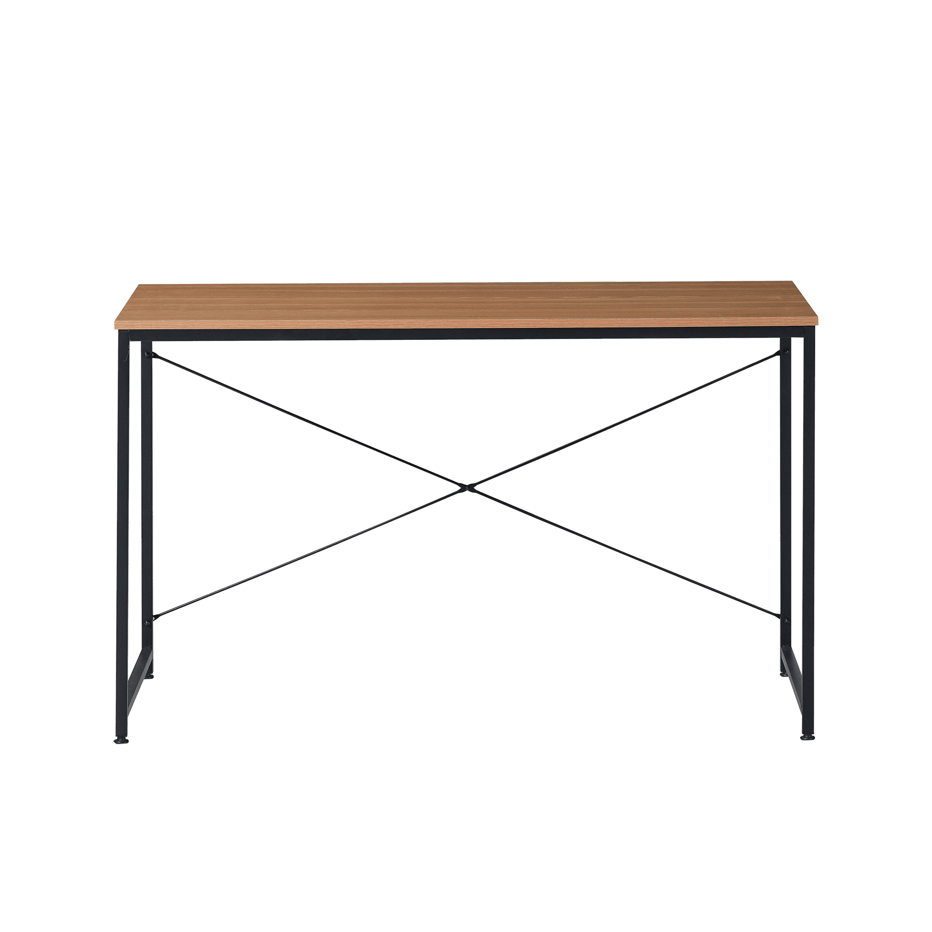 Relan - Escritorio Estilo Industrial Top Living Desk 3 Negro Y Madera