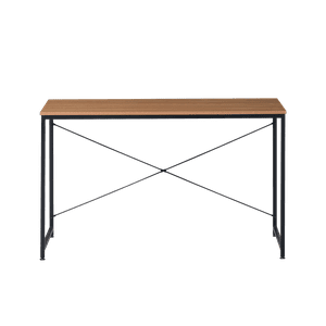 Relan - Escritorio Estilo Industrial Top Living Desk 3 Negro Y Madera