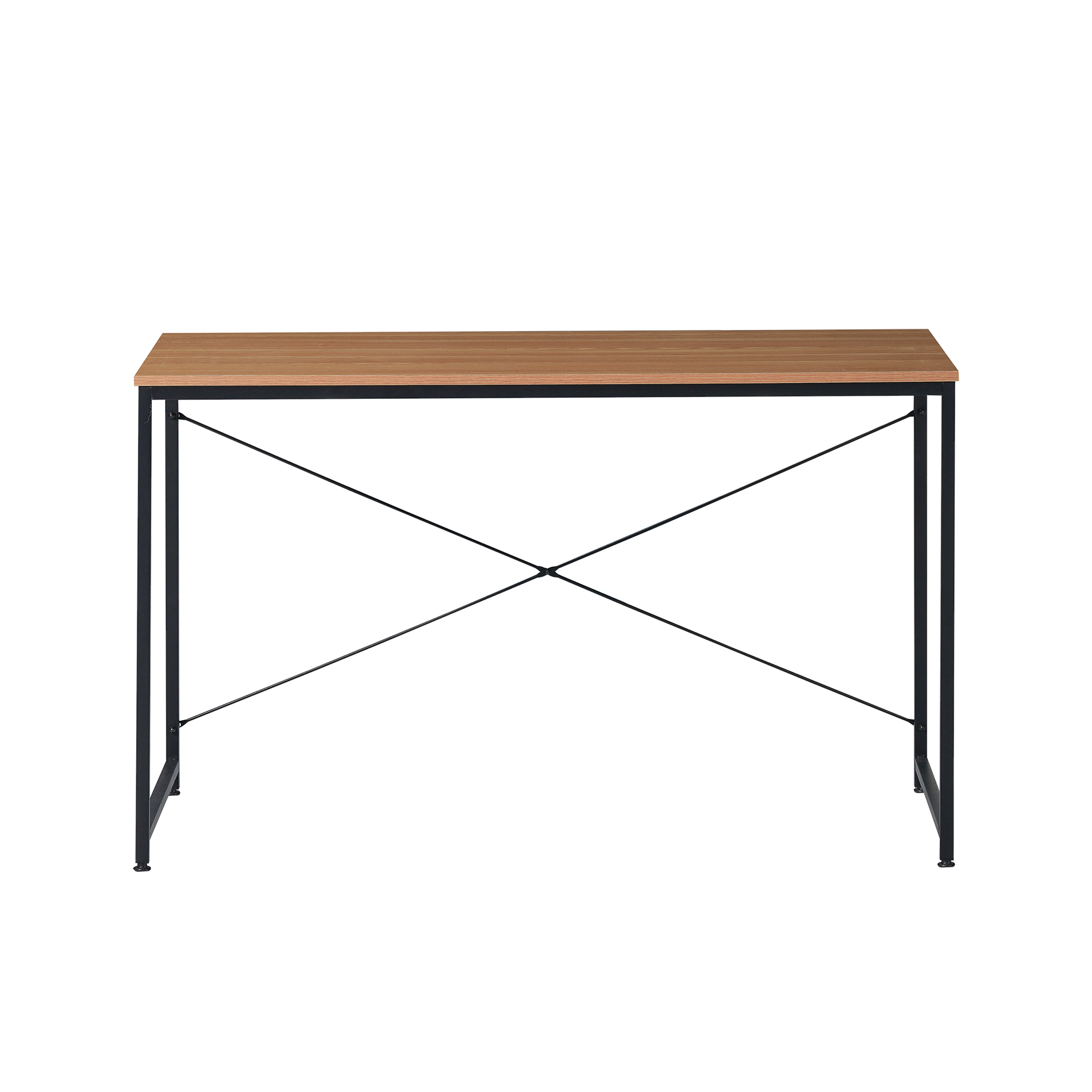Relan - Escritorio Estilo Industrial Top Living Desk 3 Negro Y Madera