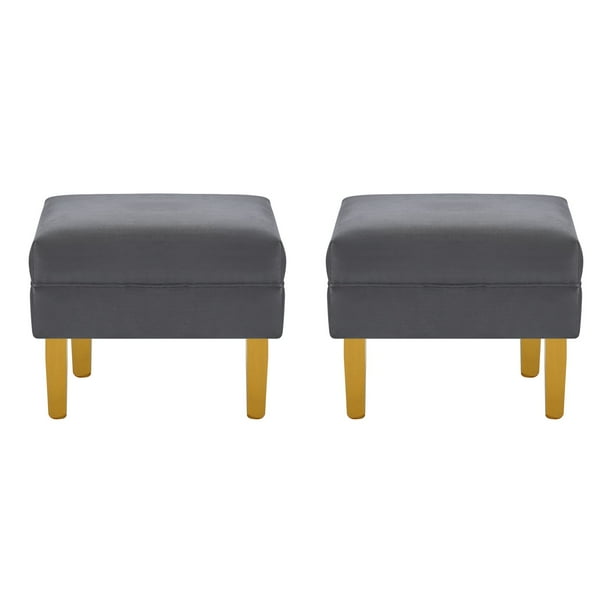Set Pouf Sky 1c Felpa 01 Gris