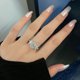 thumbnail image 5 of Anillo de Compromiso en Forma de Pera de 4 Quilates CZ Piedra Triturada Hielo Blanco/amarillo Anillo de Plata Esterlina 925 Llamativo Anillo de Lágrima para Mujer Talla 5-9, 5 of 7