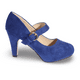 thumbnail image 2 of Zapato Taco Azul Vía Franca, 2 of 5