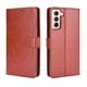 thumbnail image 1 of Funda tipo libro para Samsung Galaxy S21 Plus 5G, cartera todo‑en‑uno, funda multifuncional con tarjetero y correa de muñeca desmontable, 1 of 4