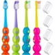 thumbnail image 1 of Kids Toothbrush 4 Pack Soft Bristles with Suction Cup To, 1 of 3
