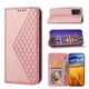 thumbnail image 1 of Funda Flip FOXDOCK para OPPO A57 2022 , Estilo Billetera con Diseño Rombo, Correa de Mano y Soporte, Uso Diario, 1 of 6