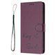 thumbnail image 3 of Funda Cartera para Motorola Moto G67 con Bloqueo RFID, Cierre Magnético y Ranuras Tarjetas Morado, 3 of 6