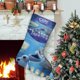 thumbnail image 1 of Calcetines de Navidad Desmarcar Olaf Presenta 54cm x 38cm, 1 of 5