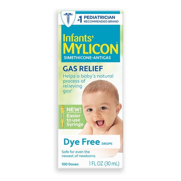 Gas Relief Drops MYLICON para bebés y bebés, 30 ml