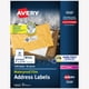 thumbnail image 1 of Etiquetas adhesivas impermeables Avery 5520 para impresora de 1 x 2,6 pulgadas, 1 of 9