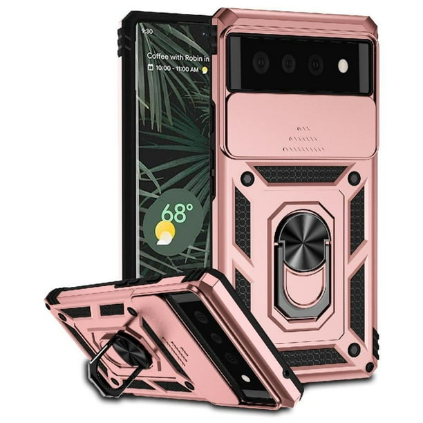 Estuche GANGXUN para Google Pixel 6, soporte giratorio 360°, estilo mecánico y magnético