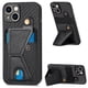 thumbnail image 1 of Funda Resistente para iPhone 14 Plus con Tarjetero y Soporte, Diseño Magnético Negro, 1 of 5