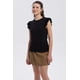 thumbnail image 3 of Polera Mujer Vuelos Rib Lisa Negro, 3 of 4