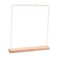 Ioensy - Soporte Para Collar, Soporte Para Presentación De Joyería De Madera Para Pendientes, Anillos, Tocador