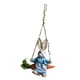thumbnail image 5 of Colgante de conejo de Pascua, figura de simulación de animal, estatua decorativa colgante, decoración para regalo de cumpleaños, adorno para comedor y Femenino, 5 of 5