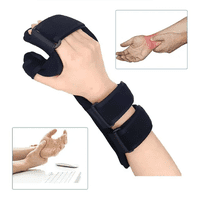 Genérico - Férula Soporte De Mano De Descanso Paraartritis M Negro Derecha
