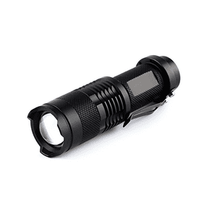 Genérico - Linterna Led Táctica 350 Lúmenes Resistente Al Agua - Ps Color De La Linterna Negro Color De La Luz Blanco