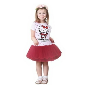 Vestido Niña Hello Kitty Blanco 8