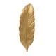 thumbnail image 1 of BANDEJA DE FORMA DE PLUMA DORADA, 1 of 2