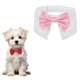 thumbnail image 1 of Uxcell Corbata de Moño para Perro, Corbata de Esmoquin con Collar Ajustable Collar de Mascota Lindo Corbata Elegante con Gancho y Bucle (Algodón, L, Oro Rosa), para Boda de Mascota Bandana Cumpleaños, 1 of 7