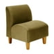 thumbnail image 1 of Poltrona Soft 1C Felpa 04 Verde Musgo, 1 of 4