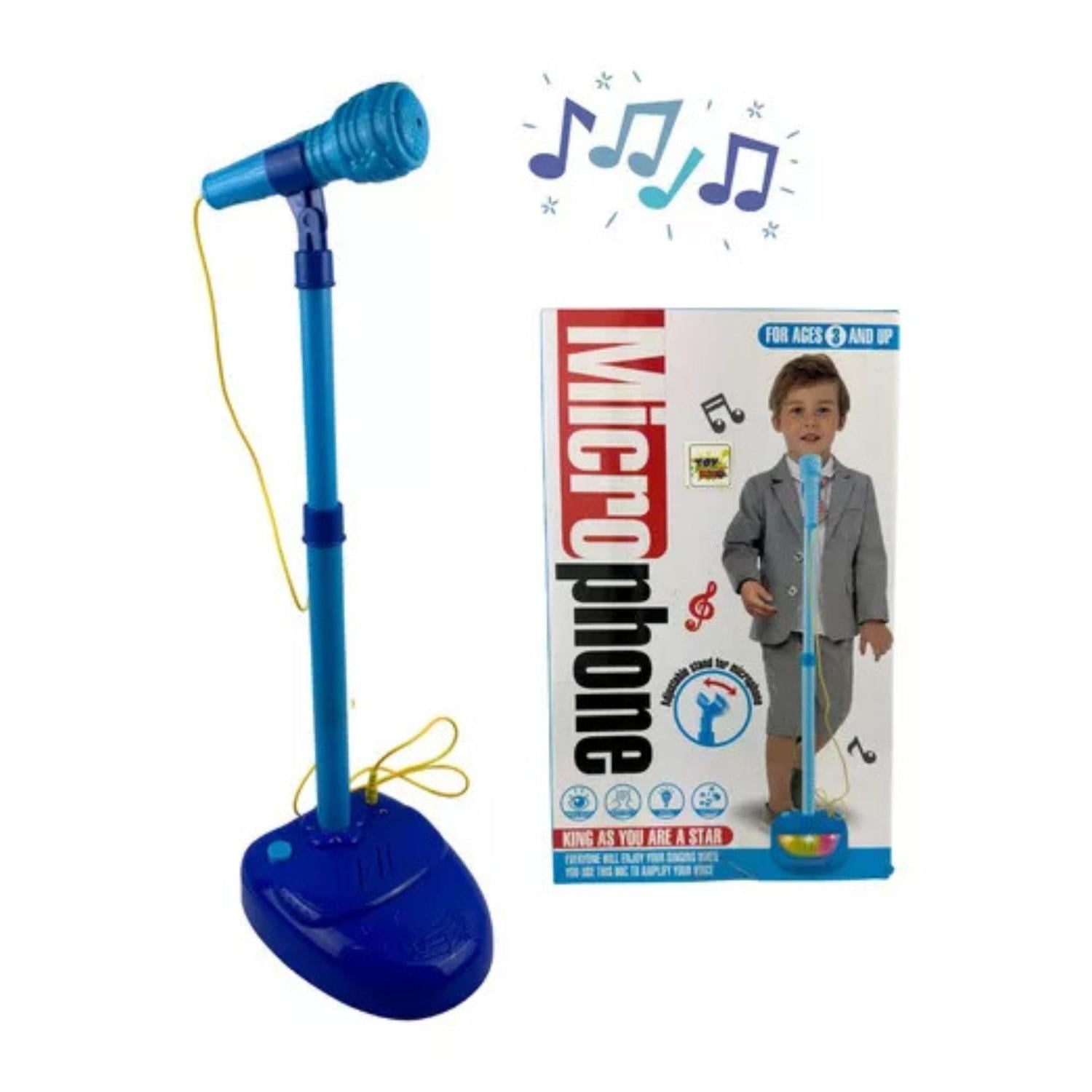 Ekoi - Microfono De Pedestal De Juguetes Para Niños Azul Talla Única