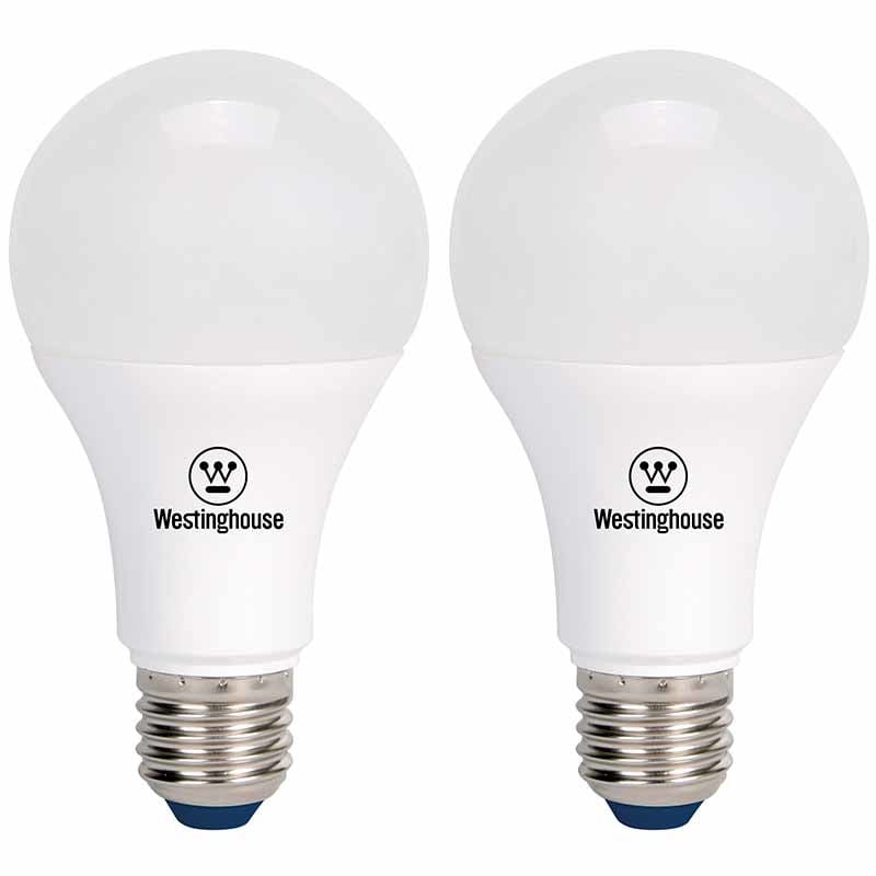 Pack 2 Ampolletas Led Bola A60 8w Luz Cálida Base E27 Westinghouse
