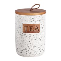 Bothyi - Recipiente De Almacenamiento De Cerámica, Tarro Sellado Portátil Con Asa Superior, Contenedor De Almacenamiento Para Té